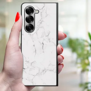 MY ART Ochranný kryt pre Samsung Galaxy Z Fold6 5G WHITE MARBLE (144)