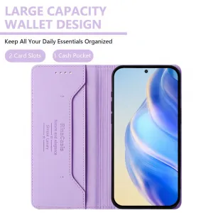 RINA Zaklápacie puzdro pre Honor 400 Pro 5G svetlofialové