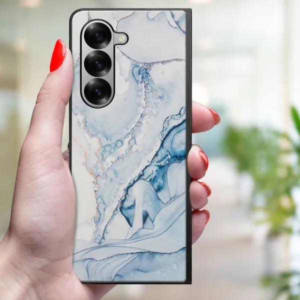 MY ART Ochranný kryt pre Samsung Galaxy Z Fold6 5G LIGHT BLUE (149)