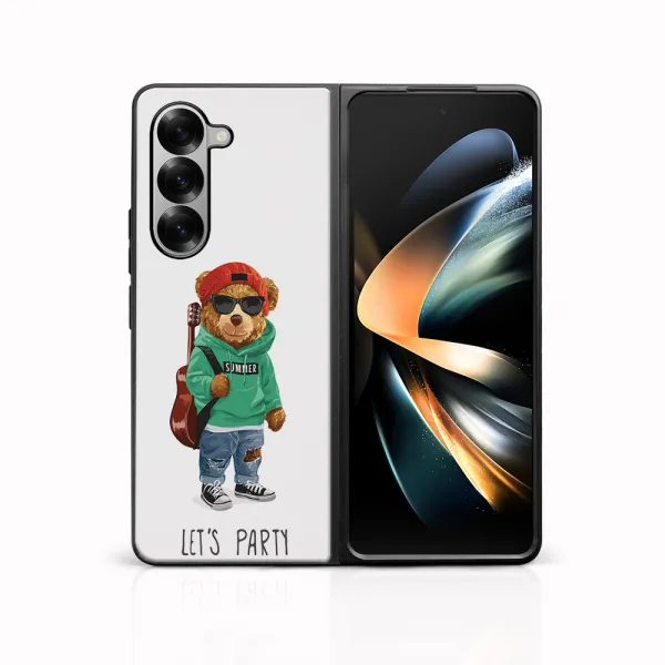 MY ART Ochranný kryt pre Samsung Galaxy Z Fold6 5G BEAR (177)