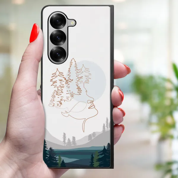 MY ART Ochranný kryt pre Samsung Galaxy Z Fold6 5G LAKE (192)