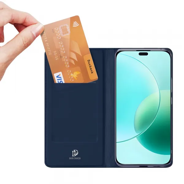 DUX Zaklápacie puzdro pre Honor 400 Lite 5G modré