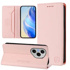 RINA Zaklápacie puzdro pre Honor 400 Pro 5G svetloružové
