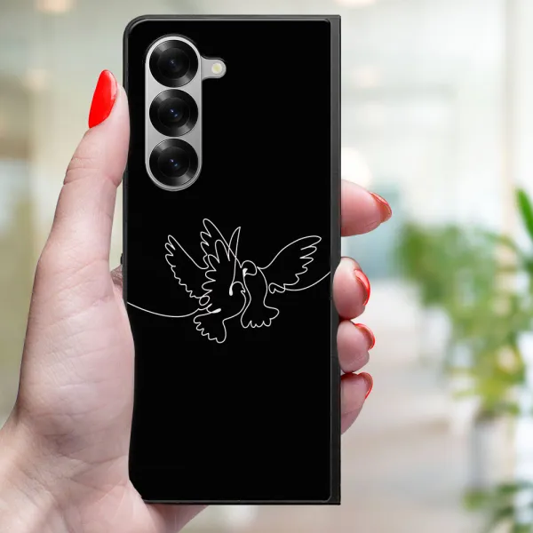 MY ART Ochranný kryt pre Samsung Galaxy Z Fold6 5G WHITE DOVE (195)