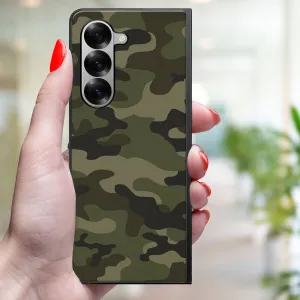 MY ART Ochranný kryt pre Samsung Galaxy Z Fold6 5G GREEN CAMO (235)