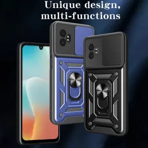 RING CAMERA Kryt s držiakom pre Samsung Galaxy Xcover 7 Pro ružový