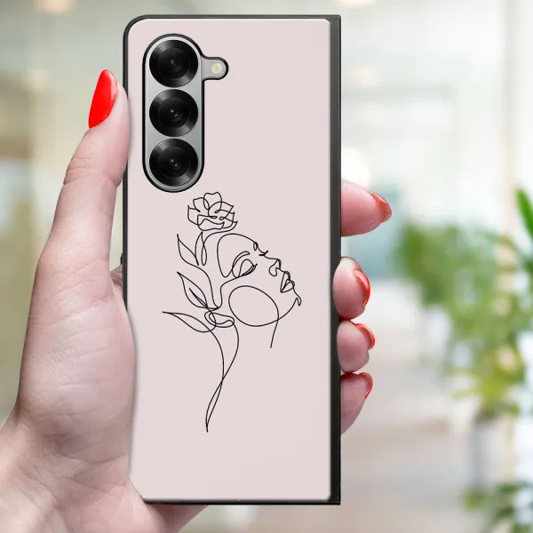 MY ART Ochranný kryt pre Samsung Galaxy Z Fold6 5G ROSE GIRL (198)