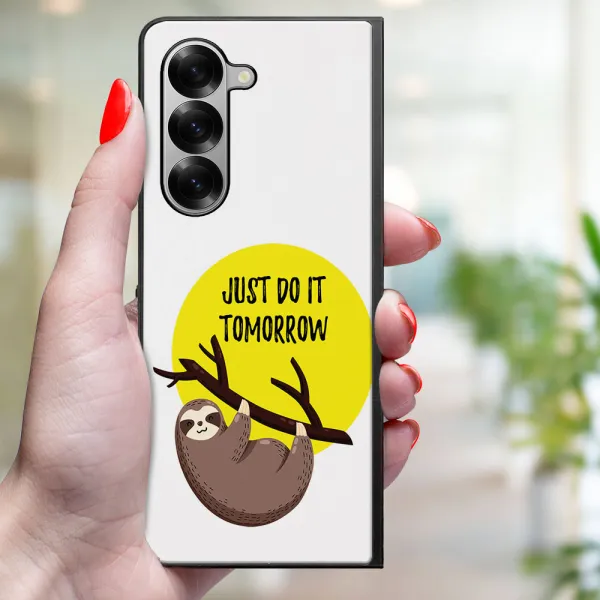 MY ART Ochranný kryt pre Samsung Galaxy Z Fold6 5G SLOTH (188)