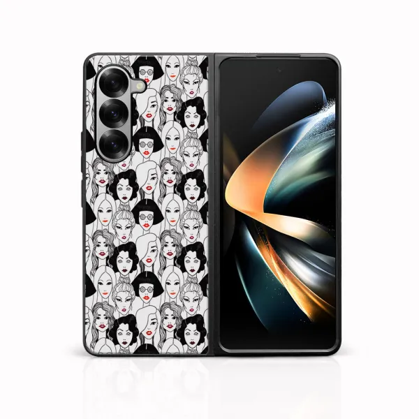 MY ART Ochranný kryt pre Samsung Galaxy Z Fold6 5G LIPSTICK (174)