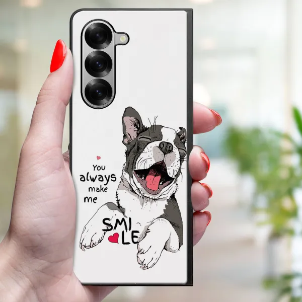 MY ART Ochranný kryt pre Samsung Galaxy Z Fold6 5G SMILE (189)