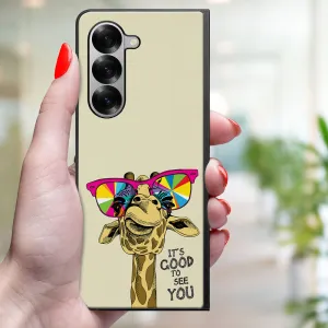 MY ART Ochranný kryt pre Samsung Galaxy Z Fold6 5G GIRAFFE (180)