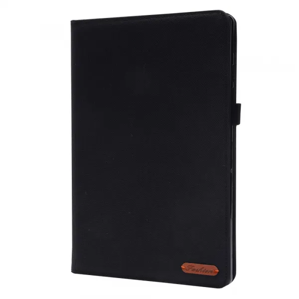 FABRIC Zaklápací kryt pre Lenovo Tab 10.1 čierny