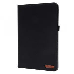 FABRIC Zaklápací kryt pre Lenovo Tab 10.1 čierny