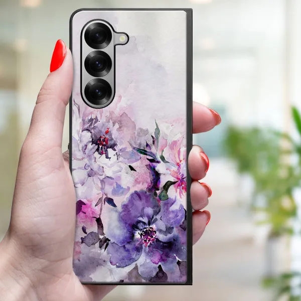MY ART Ochranný kryt pre Samsung Galaxy Z Fold6 5G PEONIES (156)