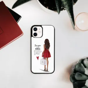 MY ART Ochranný obalpre Apple iPhone 12 mini RED DRESS (137)