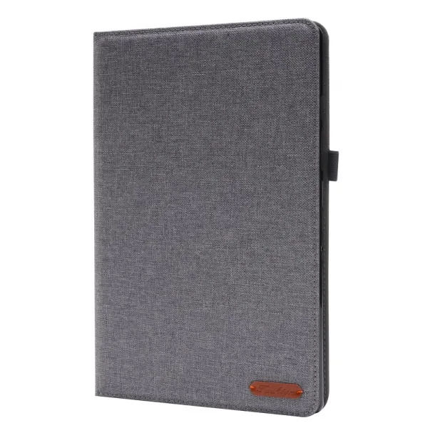 FABRIC Zaklápací kryt pre Lenovo Tab 10.1 šedý