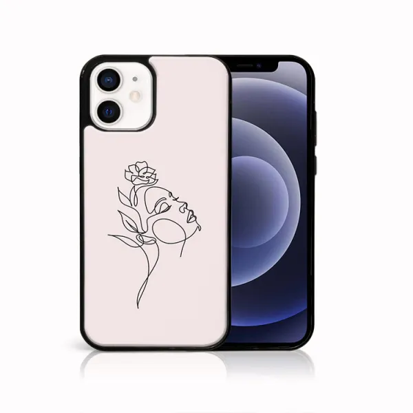 MY ART Ochranný obal pre Apple iPhone 12 mini ROSE GIRL (198)