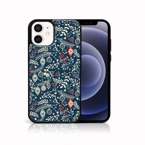 MY ART Obal s vianočným dizajnom Apple iPhone 12 mini MISTLETOE (070)