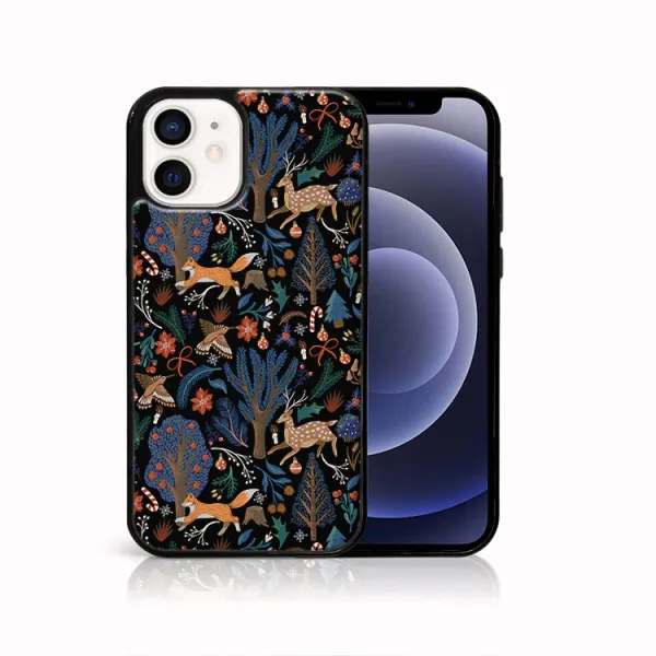 MY ART Obal s vianočným dizajnom Apple iPhone 12 mini WINTER (071)