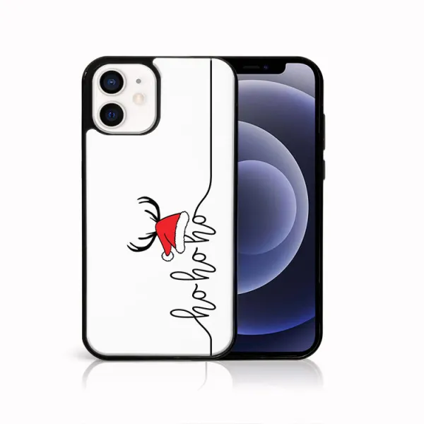 MY ART Obal s vianočným dizajnom Apple iPhone 12 mini HOHOHO (073)