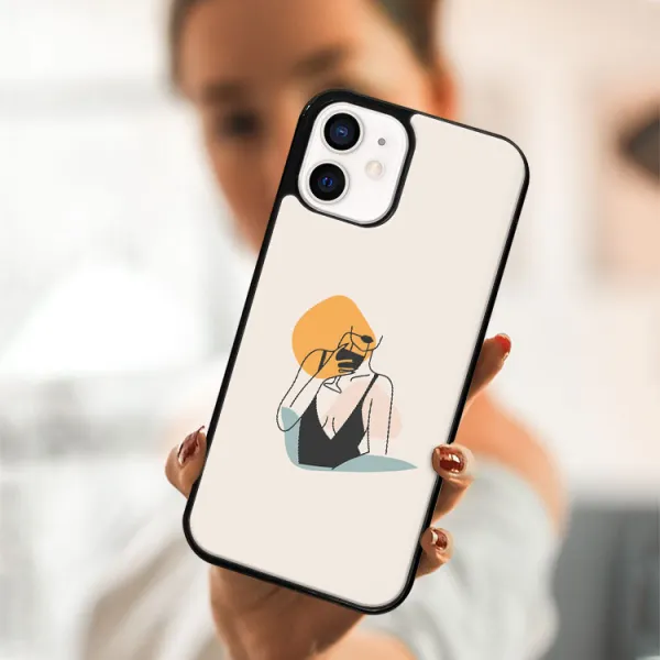 MY ART Ochranný obal pre Apple iPhone 12 mini WOMAN (197)