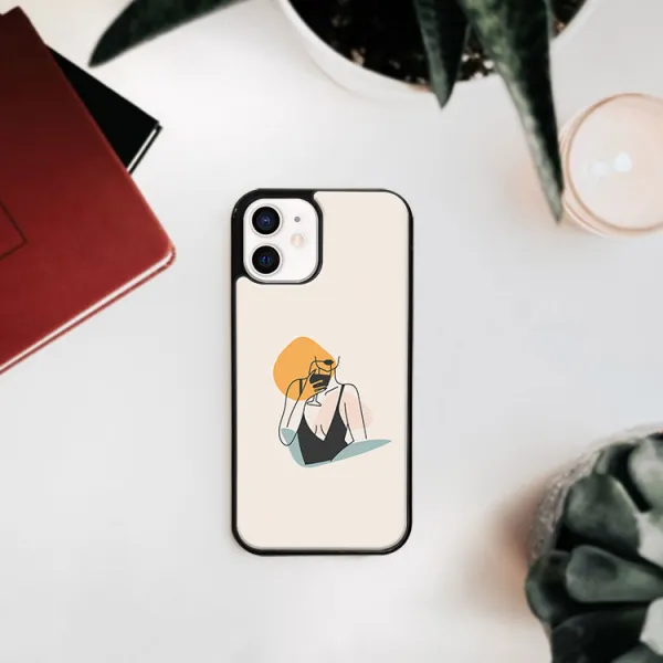 MY ART Ochranný obal pre Apple iPhone 12 mini WOMAN (197)