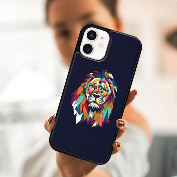 MY ART Ochranný obal pre Apple iPhone 12 mini LION (246)