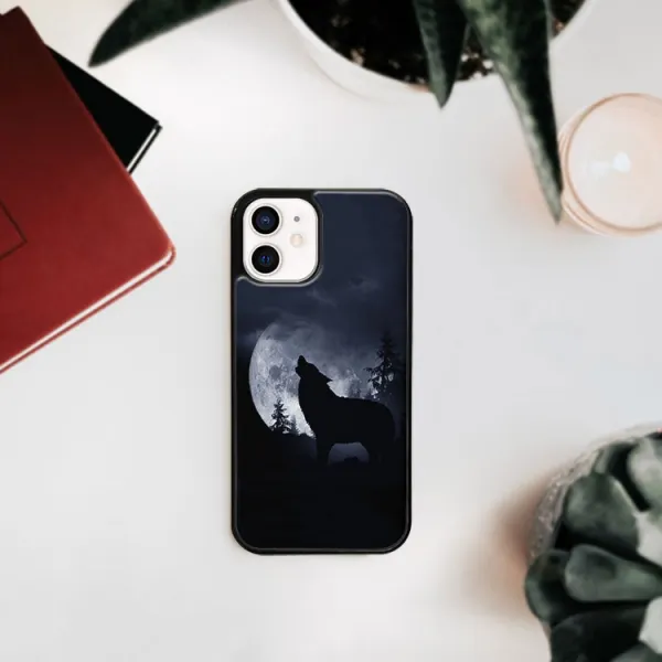 MY ART Ochranný obal pre Apple iPhone 12 mini WOLF (247)