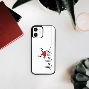 MY ART Obal s vianočným dizajnom Apple iPhone 12 mini HOHOHO (073)