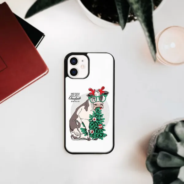 MY ART Kryt s vianočným dizajnom Apple iPhone 12 mini MERRY CHRISTMAS (074)