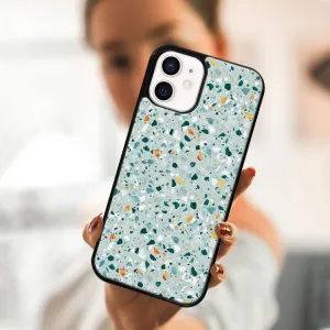 MY ART Ochranný obal pre Apple iPhone 12 mini BLUE TERRAZZO (164)