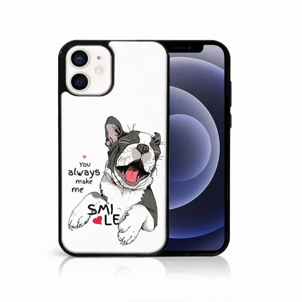 MY ART Ochranný obal pre Apple iPhone 12 mini SMILE (189)