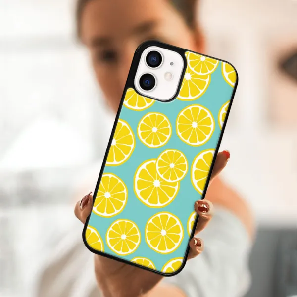 MY ART Ochranný obal pre Apple iPhone 12 mini LEMON (121)