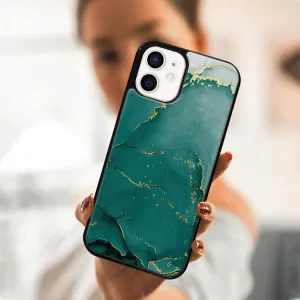 MY ART Ochranný obal pre Apple iPhone 12 mini GREEN MARBLE (145)