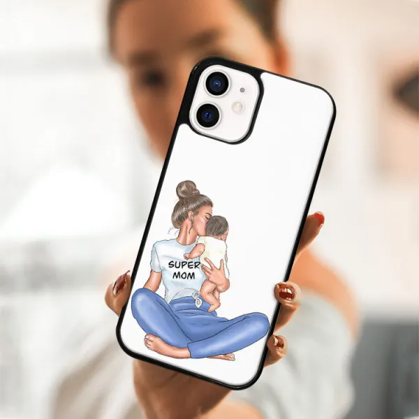 MY ART Ochranný obal pre Apple iPhone 12 mini SUPERMOM (112)
