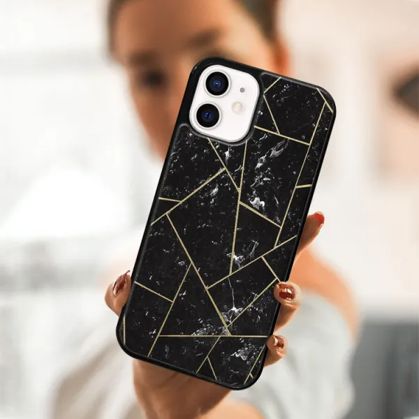 MY ART Ochranný obal pre Apple iPhone 12 mini POLYGONAL (150)