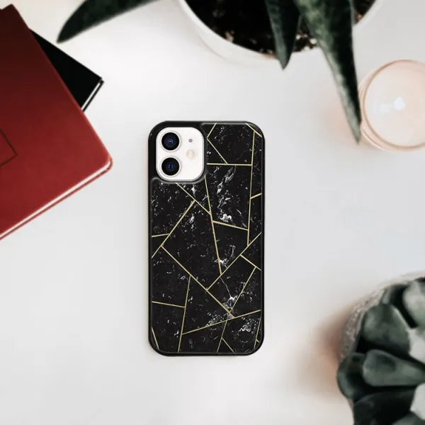 MY ART Ochranný obal pre Apple iPhone 12 mini POLYGONAL (150)