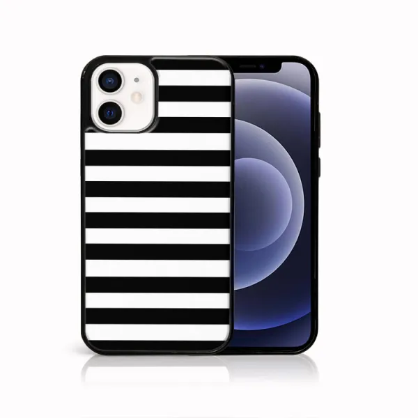MY ART Ochranný obal pre Apple iPhone 12 mini LINES (169)