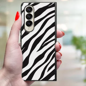 MY ART Ochranný kryt pre Samsung Galaxy Z Fold4 5G ZEBRA (237)