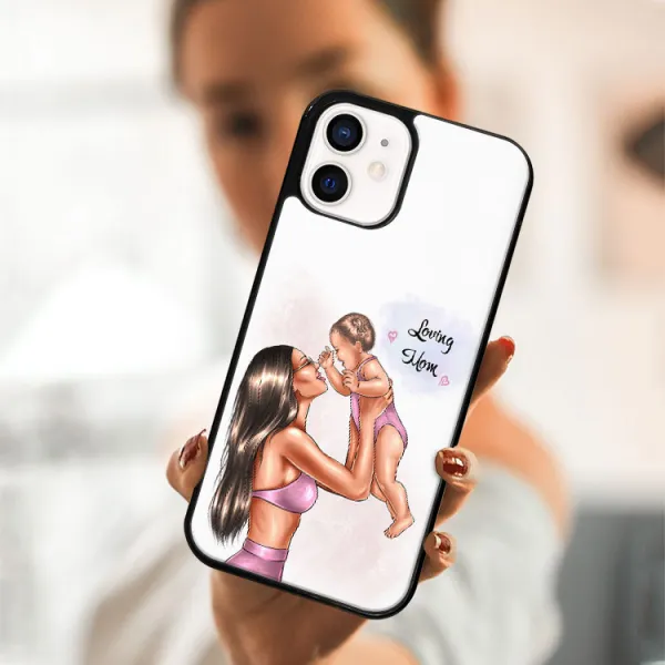 MY ART Ochranný obal pre Apple iPhone 12 mini LOVING MOM (115)
