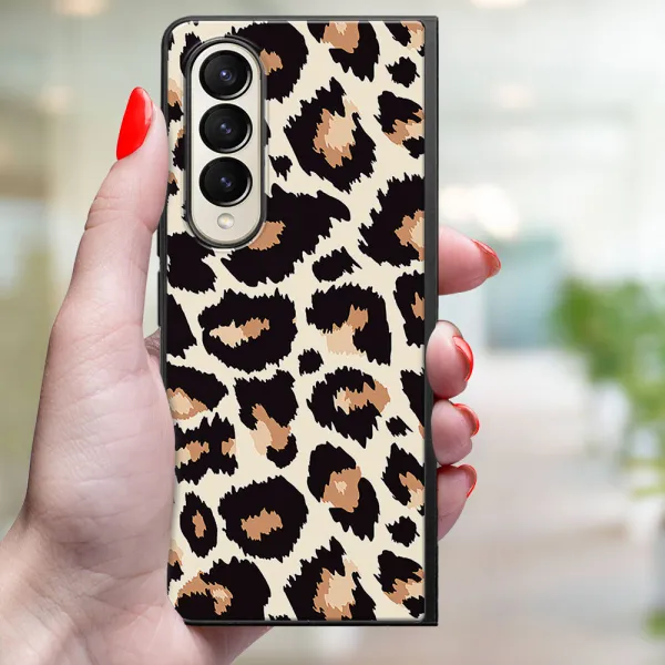 MY ART Ochranný kryt pre Samsung Galaxy Z Fold4 5G LEOPARD PRINT (238)