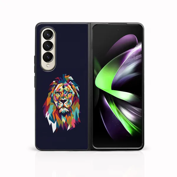 MY ART Ochranný kryt pre Samsung Galaxy Z Fold4 5G LION (246)