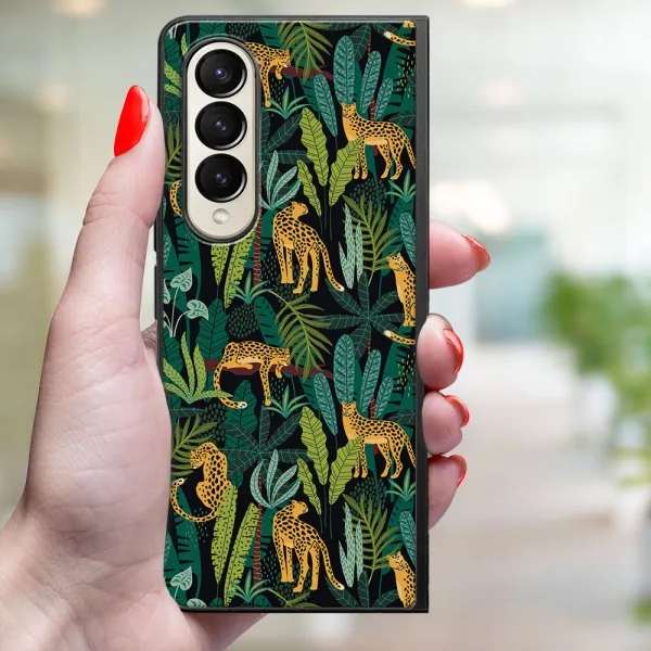 MY ART Ochranný kryt pre Samsung Galaxy Z Fold4 5G LEOPARD (239)