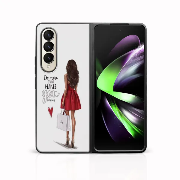 MY ART Ochranný kryt pre Samsung Galaxy Z Fold4 5G RED DRESS (137)