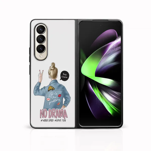 MY ART Ochranný kryt pre Samsung Galaxy Z Fold4 5G NO DRAMA (138)