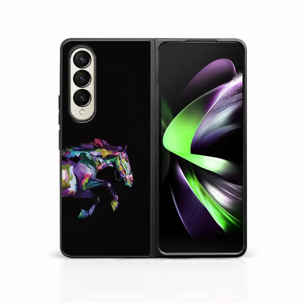 MY ART Ochranný kryt pre Samsung Galaxy Z Fold4 5G HORSE (249)