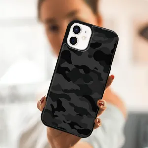 MY ART Ochranný obal pre Apple iPhone 12 mini BLACK CAMO (234)
