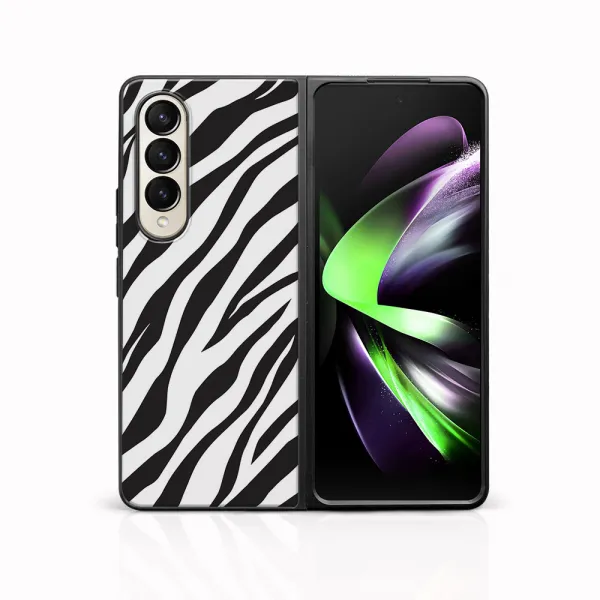 MY ART Ochranný kryt pre Samsung Galaxy Z Fold4 5G ZEBRA (237)