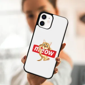 MY ART Ochranný obal pre Apple iPhone 12 mini MEOW (183)