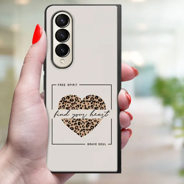 MY ART Ochranný kryt pre Samsung Galaxy Z Fold4 5G WILD HEART (241)